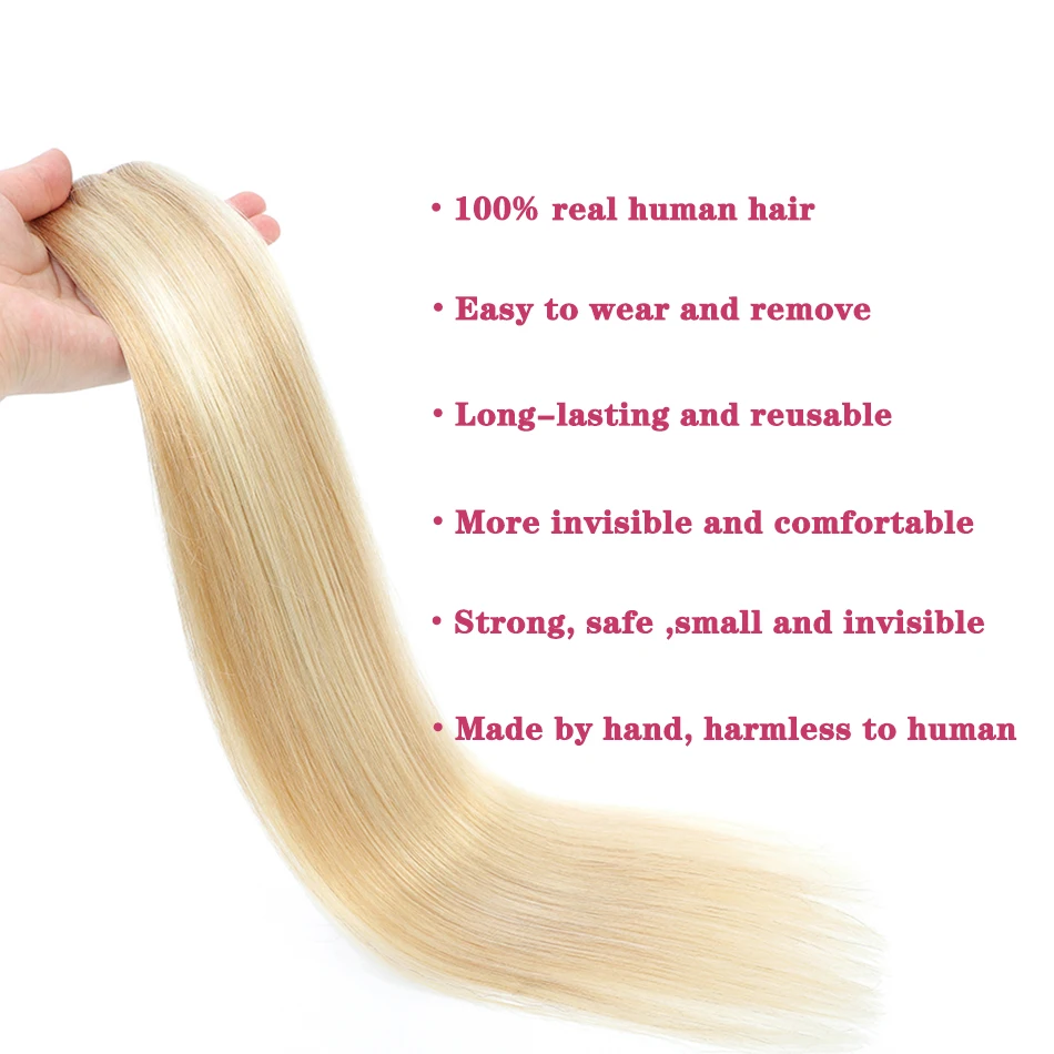 الملونة لحمة شعر بشرية آلة تمديد صنع لحمة ريمي الطبيعية مستقيم النسيج حزم خياطة في شعر مستعار بشري 100 جرام