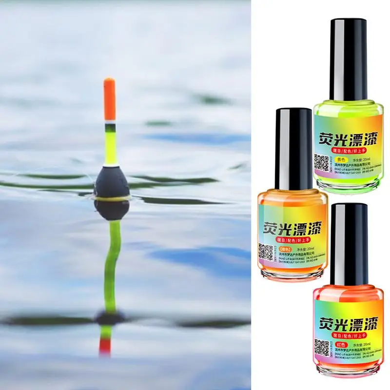 Fishing Buoy Paint Float Tail Fluorescent Magnifying Paint Magnifying Paint Float Body Repair Paint Reflective Floating Paint