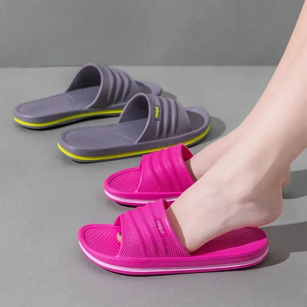 Soft and Comfortable House Slippers for Couple Women and Men Anti-slip Bathroom Slippers for Hotel Super Soft Slippers