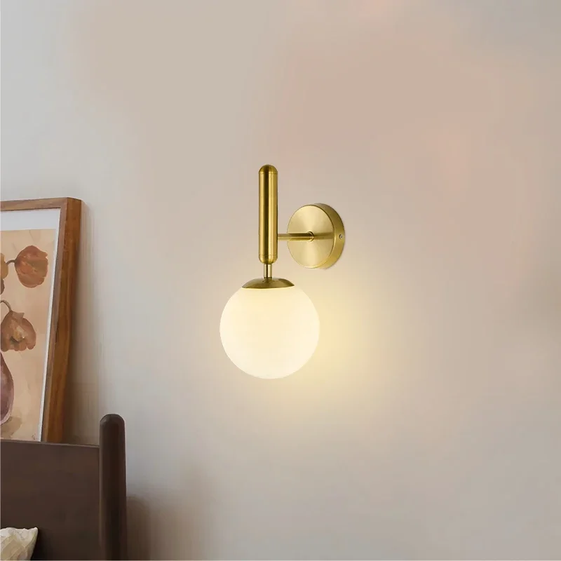 Nordische PVC-Kugel Wandleuchte Messing Schwarz Moderne Hängelampe für Wohnzimmer Esszimmer Schlafzimmer Deckenbeleuchtung Dekor Haus