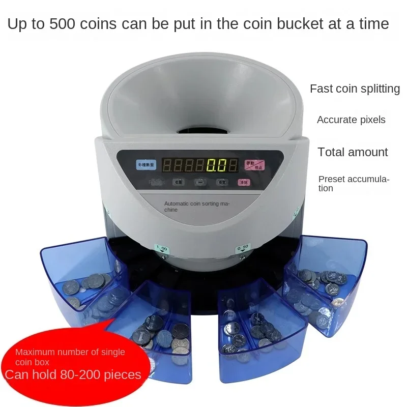 Thai baht Japanese coin sorting machine coin counting machine