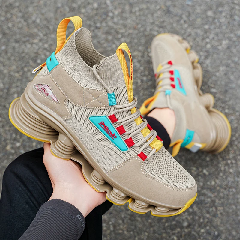 

Men's Luxury Breathable Running Shoes, Male Tennis Sneakers, Casual Trainer, Race Fashion Loafers