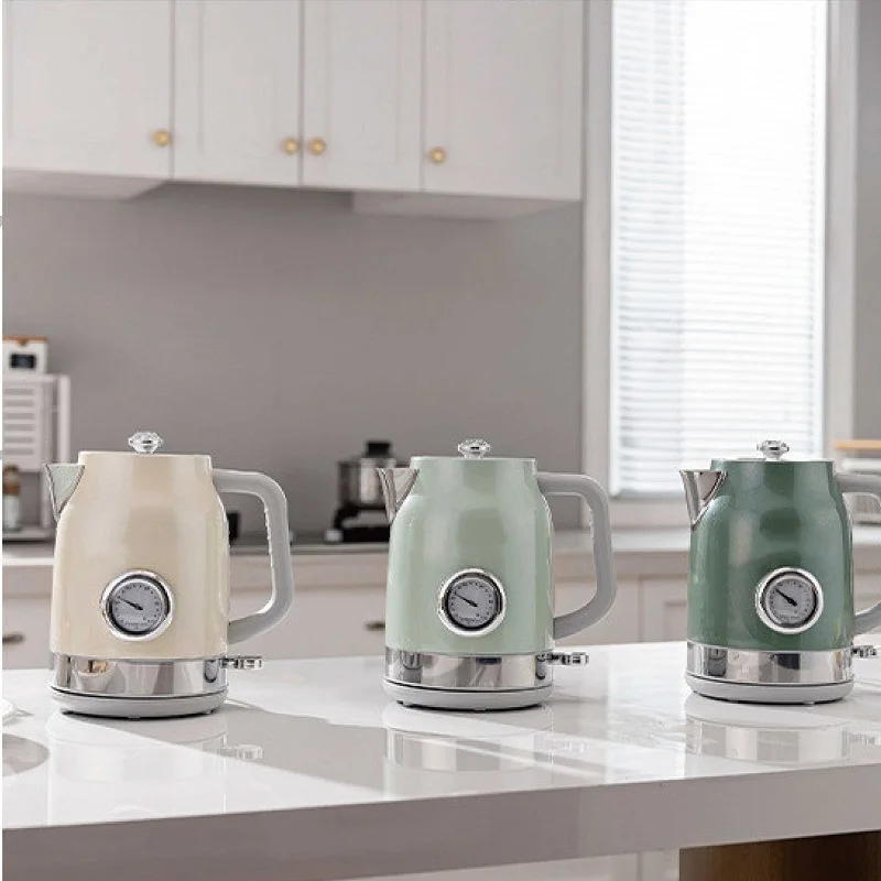 1700ml ไฟฟ้ากาต้มน้ําบ้าน 304 สแตนเลสสตีลกาต้มน้ําอุณหภูมิจอแสดงผล Quick Boil กาต้มน้ํา Auto Power Off 1800W