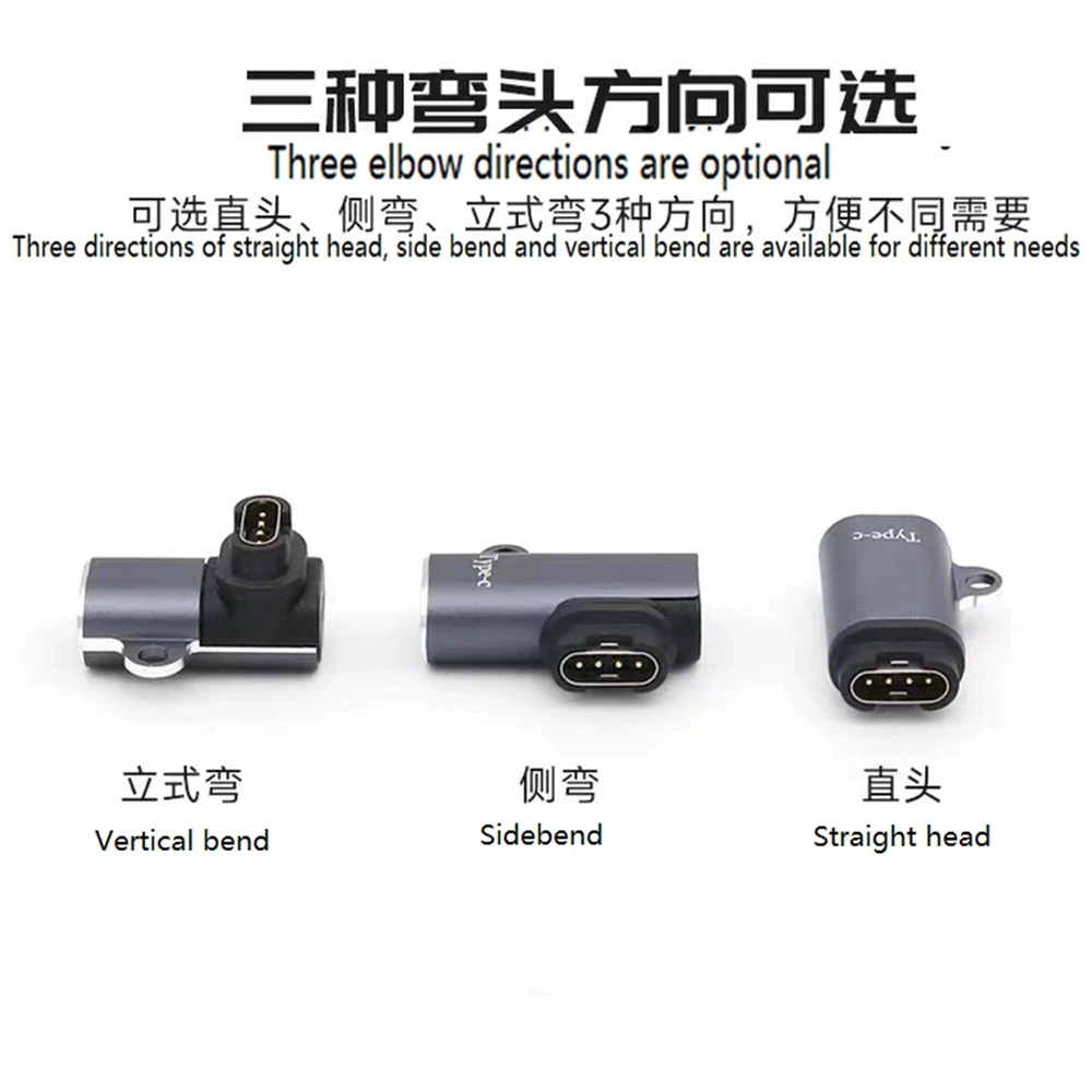 Portable Type C/Micro USB/IOS Female to Charger Cable Adapter For Garmin Fenix 7/7S/7X/6/6S/6X/5/5S/5X Watch Charging Converter