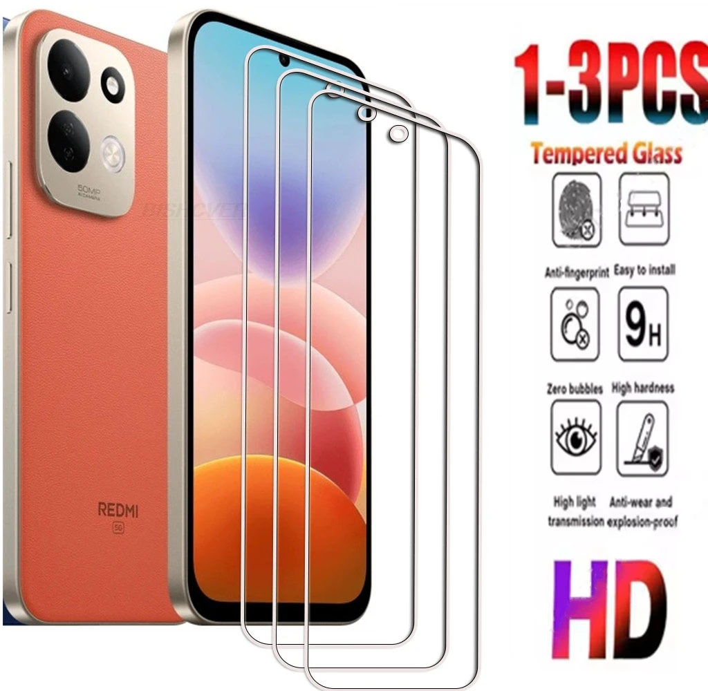 1-3PCS 9H Tempered Glass For Poco M8x Xiaomi Redmi 17 5G Global Redmi17 M100 RedmiM100 PocoM8x Screen Protector Cover Film