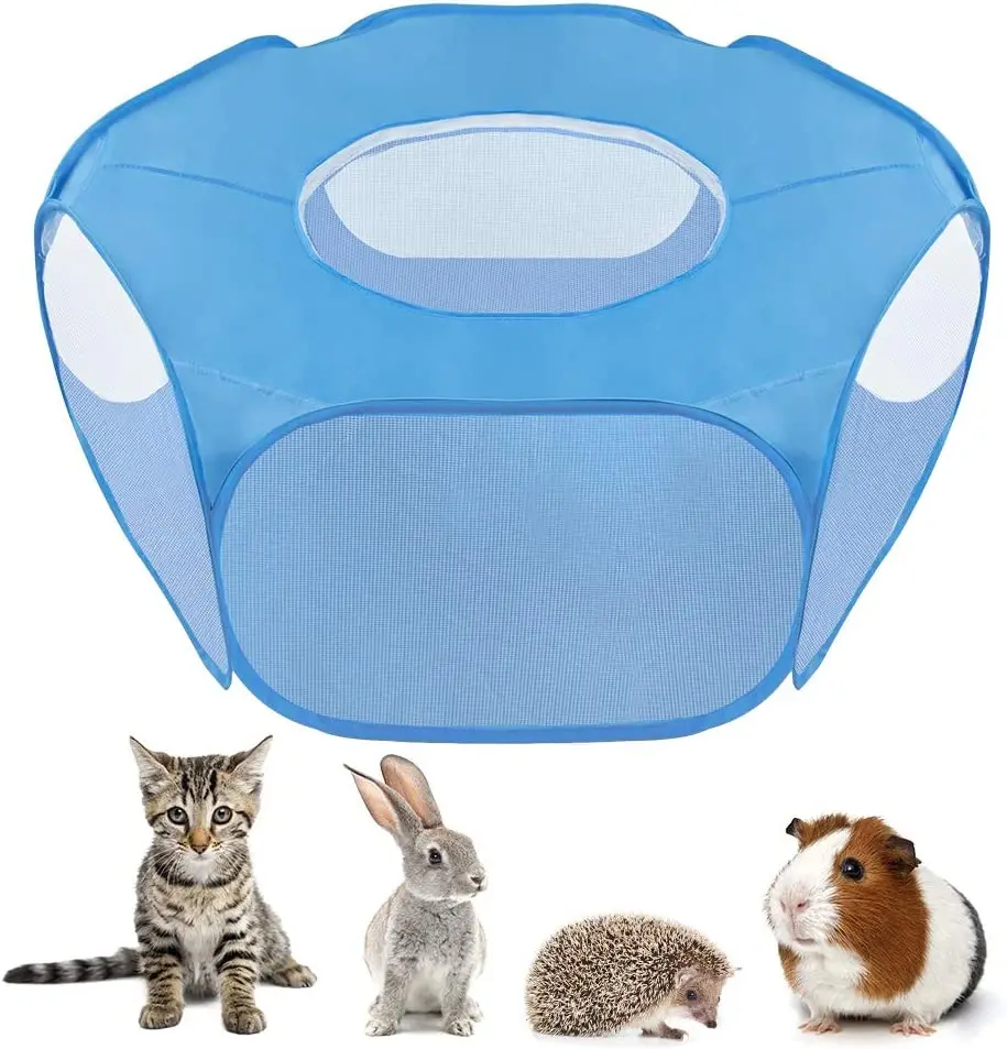 

2 In 1 Portable Folding Travel Pet Dog House Playpen Multi-functionable Cage Outdoor Pet Carrier Bag Tent