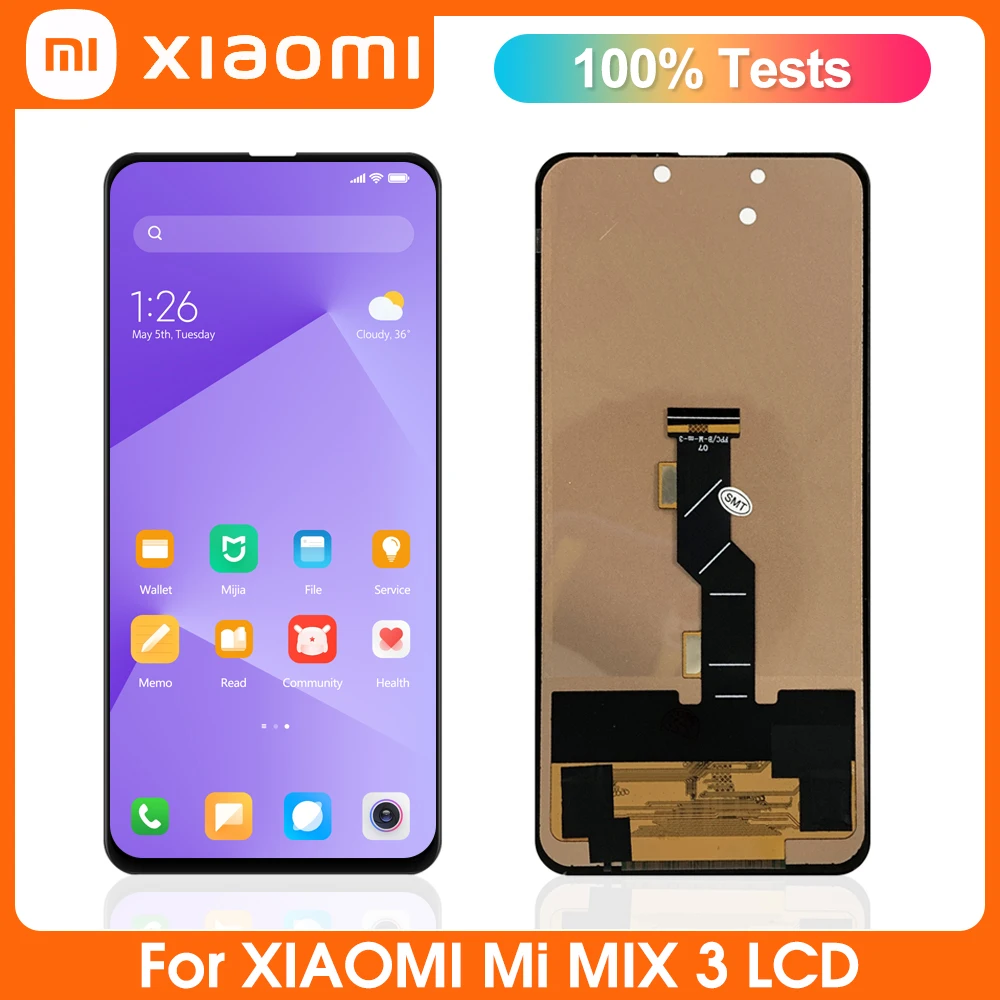 

6.39" High Quality Xiaomi Mi Mix 3 LCD Display with Touch Screen Digitizer Assembly For Xiaomi Mix3 M1810E5A Mix3-5G M1810E5GG