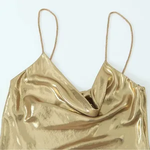 Rückenfreier Frauen-Traf-Staat, kurze Kleider, Gala-Ball, Mini-Partykleid, sexy Golden und Silber, 2023, 2023 10 Hauptverkaufskleid für Gala - №6