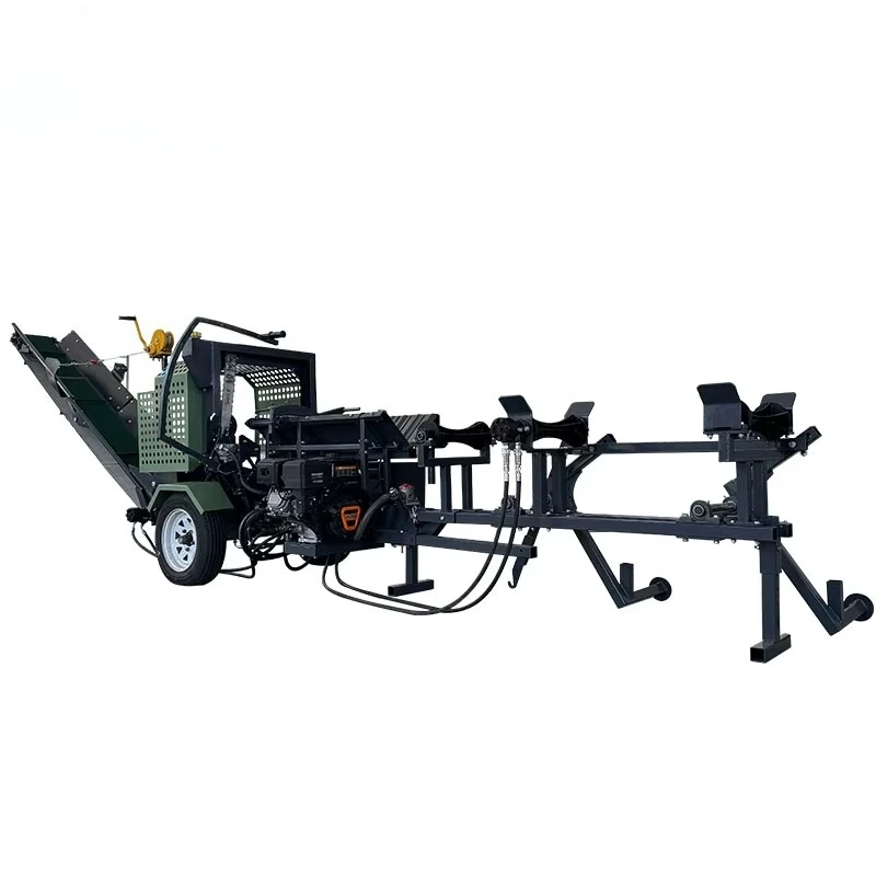 Compact Electric Log Splitter Hydraulic Firewood Cutter Wood Chopper Machine for Home Backyard Outdoor
