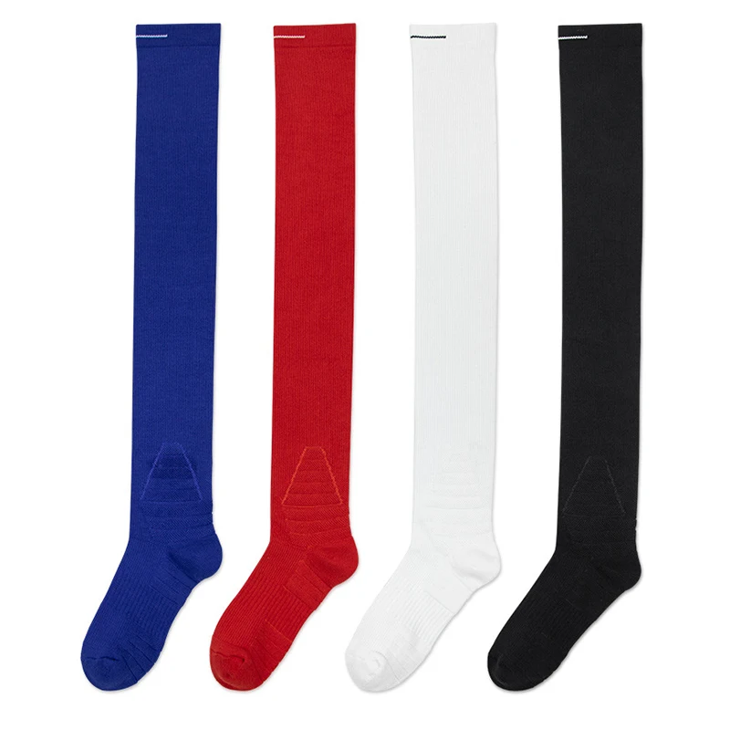 1 Pairs Professional Anticollision Thick Cotton Knee-high Socks Men 2026 Comfortable Non Slip Football Socks Men's Rugby Socks view 6