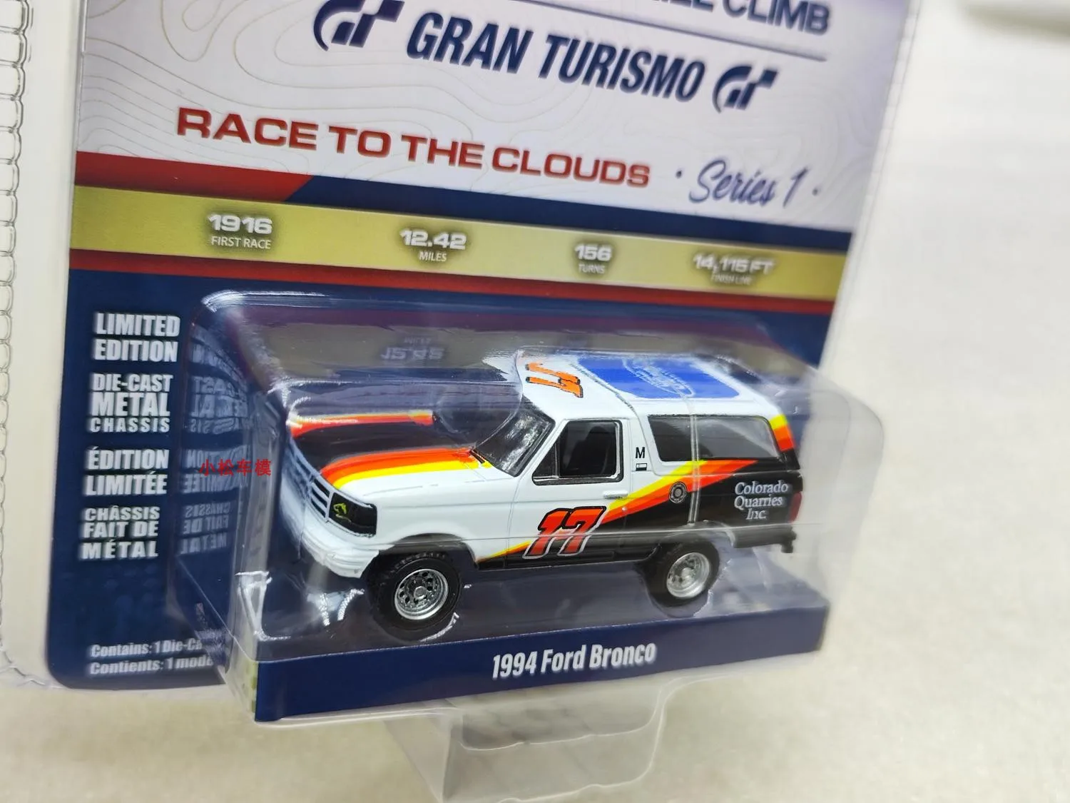

GreenLight 1:64 1994 Ford Bronco Jimmy Ford Alloy simulation micro car model collection decoration car toy gift