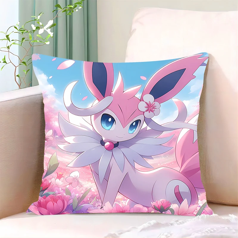 Pillow Cover room bedroomo office car Comfortable Dakimakura Sylveon Throw Pillows iving room Luxury Pillowcase home decor