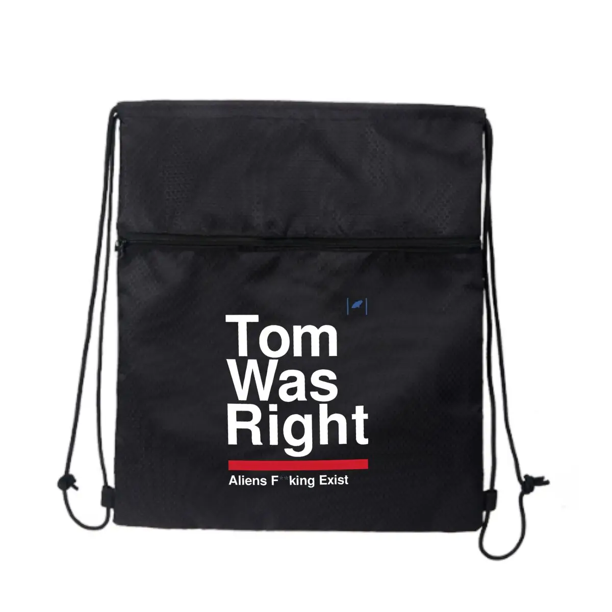 

Черная сверхлегкая уличная сумка Tom Right Hints Smart Tale на молнии на шнурке идеально подходящая для коротких походов
