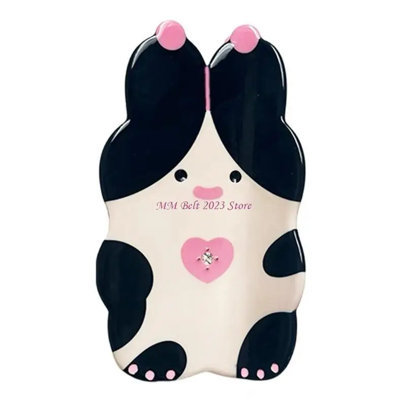 

49ME Unique Rabbit Hair Accessory Secure Elastic Clip Hairpieces Fashion Accessory Women Hair Ornament for Fashionable Looks