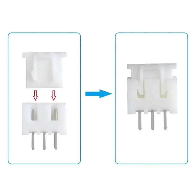 

150pcs xh2.54 2p 3p 4p 5 pin 2.54mm pitch terminal housing/pin header JST connector wire connectors adaptor XH assorted kits