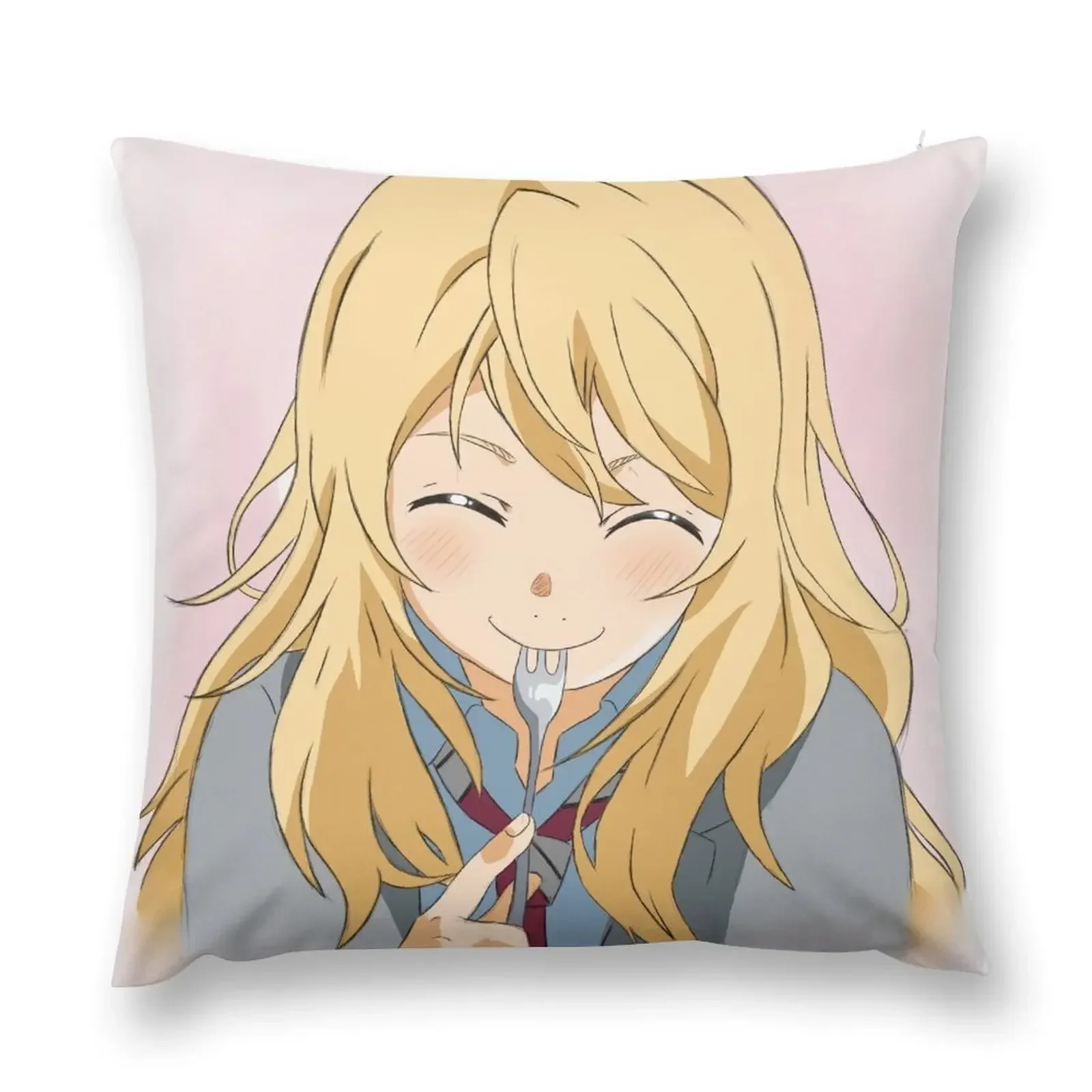 Kaori Miyazono Throw Pillow Cushions ornamental pillows christmas supplies Cushions Cover pillow