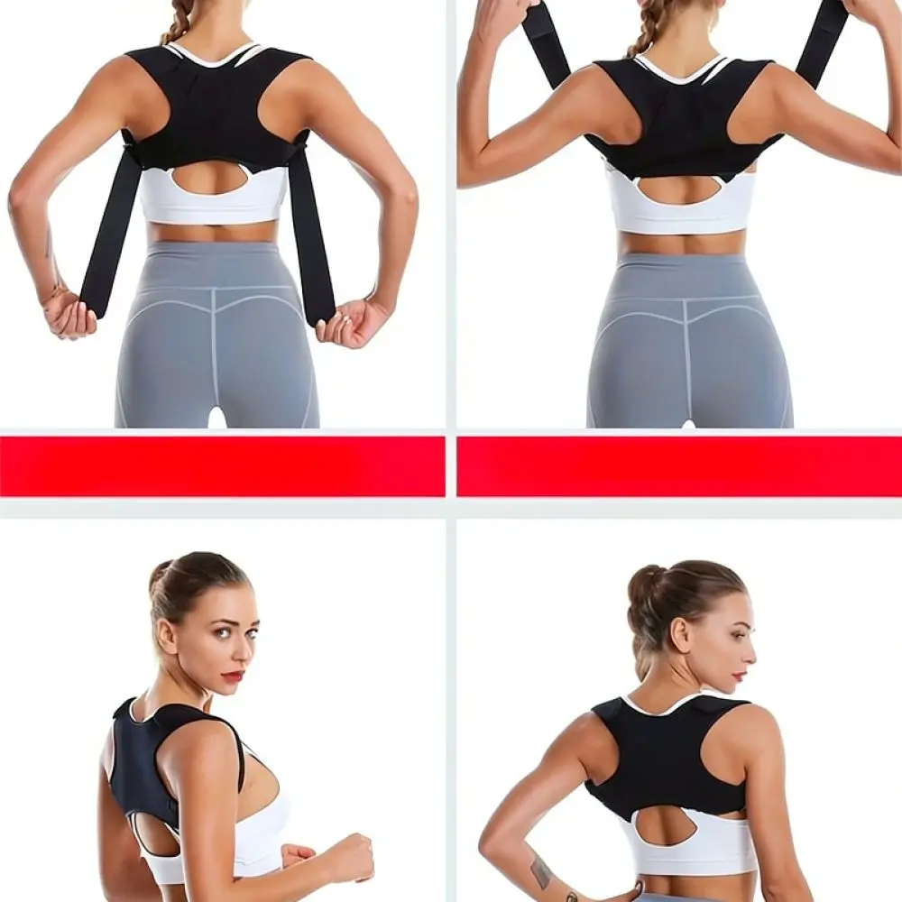 Adjustable Back Support Belt Posture Corrector Shoulder Brace For Student Adult Breathable Spine Alignment Strap