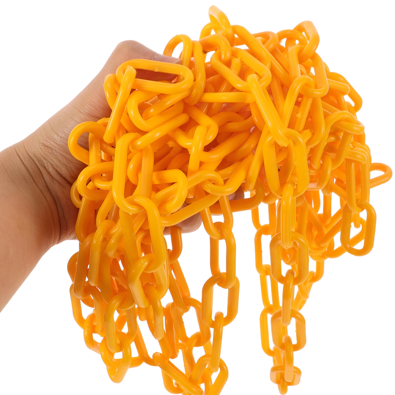 Plastic Chain for Indoor Outdoor Use UV Resistance Crowd Control Safety Chain Barrier Fence Traffic Guard