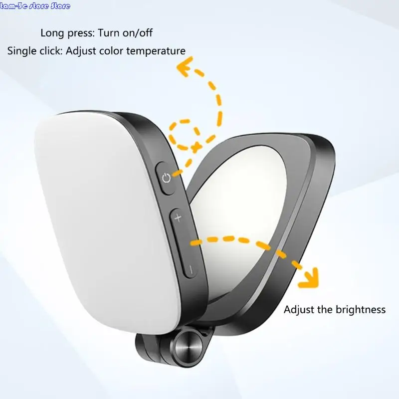 Selfie Light for Phone 16 15 14 13 Rotating Phone Fill Light for Makeup Photography Recording Video Conference