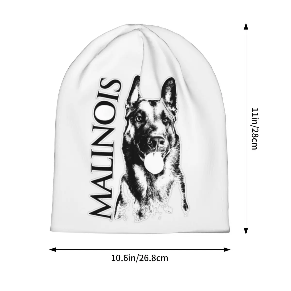 Belgian Shepherd Dog Malinois Mechelaar  Unisex Adult Beanies Caps Knitting Bonnet Hat Warm  Autumn Winter Outdoor Skullies Hats