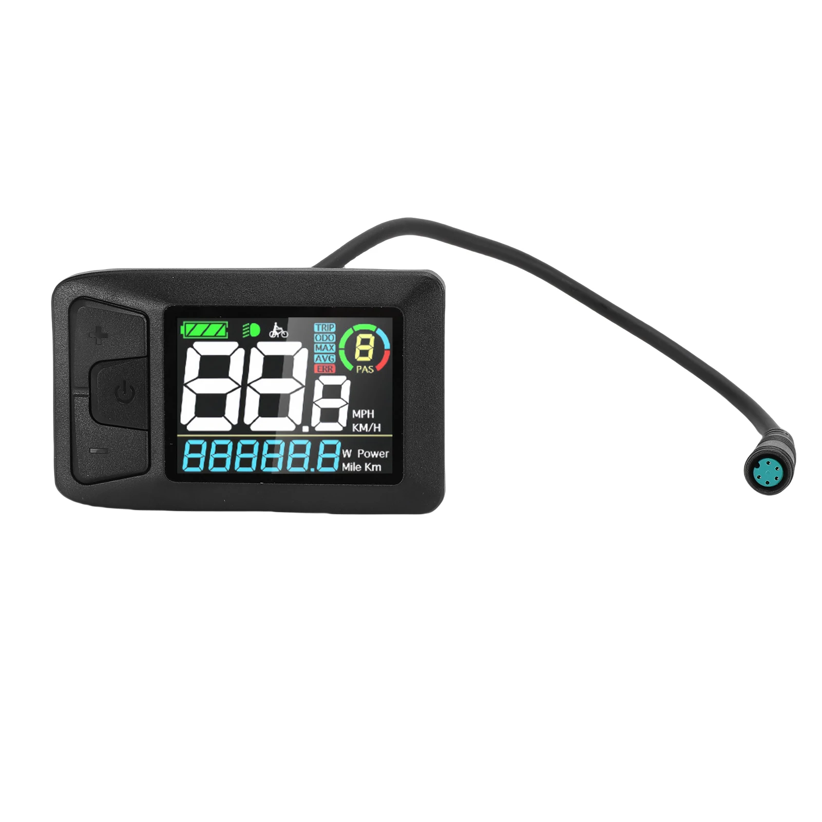 Elektrische fiets displaymeter geschikt voor BAFANG BBS01 BBS02B G340 G320 M300 M400 M620 middenmotoren met waterdichte connector