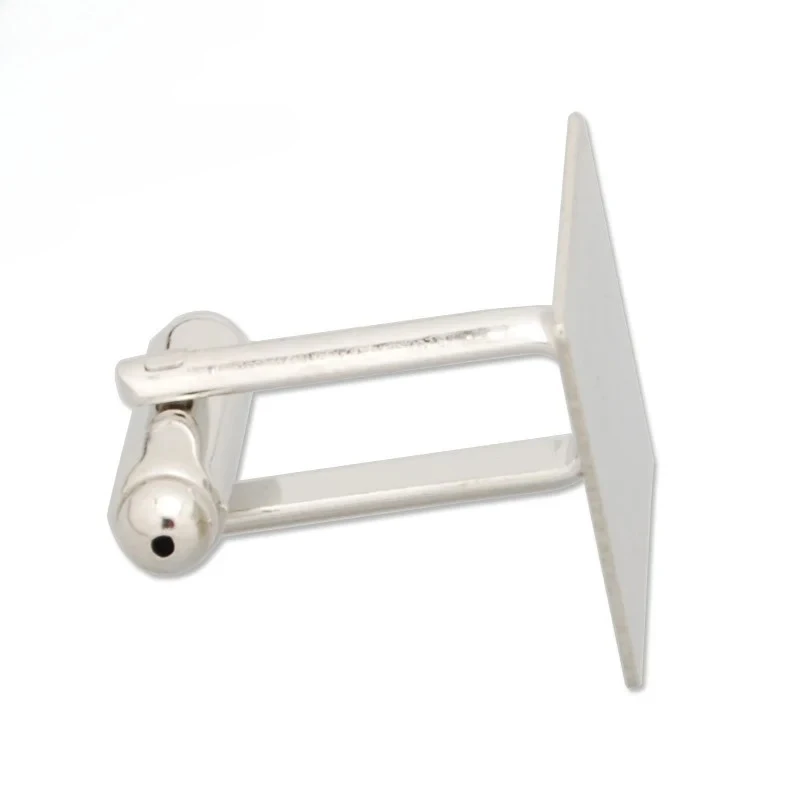 

15*15MM Cufflink Blanks with A 15mm Pad,Square,Imitation Rhodium,cuff Link Setting,sold 20pcs Per Lot