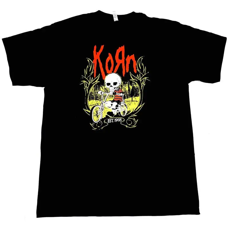 

Футболка KORN Nu Metal Alternative Rock Мужская для взрослых Мужская черная новинка