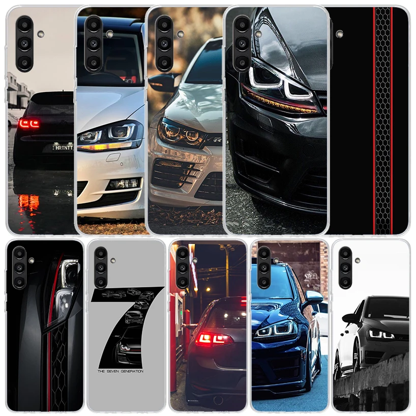 Sport Car Golf R 7 Phone Case For Samsung Galaxy A15 A14 A13 A12 A55 A54 A53 A52 A35 A34 A33 A32 A25 A24 A23 A22 A04S A03S A02S