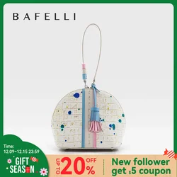 Bafelli womens novo saco estilo original designer marca de luxo bolsa tendência noite 2023 moda bolsa couro casual cor