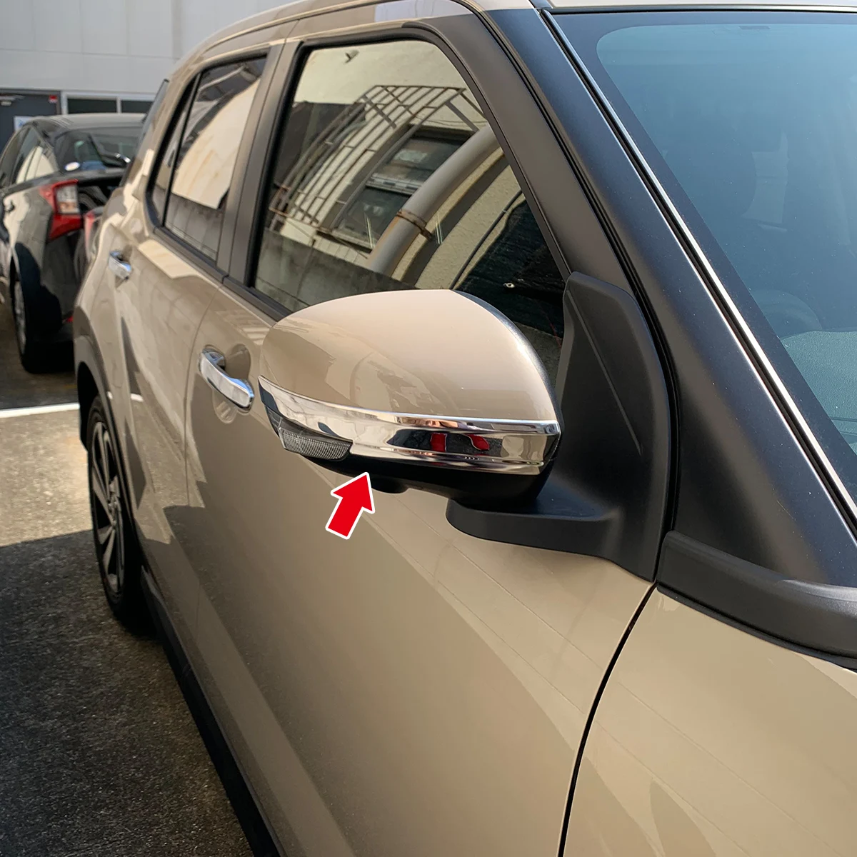 Car Mirror Garnish Protectors Trim High Grade Car Chrome Sticker for Toyota Raize A200A/210A 2019 Automotive Exterior Stickers
