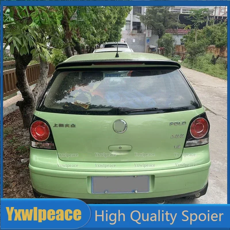 

For VW Volkswagen Polo 2005 2006 2007 2008 2009 ABS Plastic Unpainted Colored Rear Trunk Spoiler Trunk Lip Wing Car Accessories