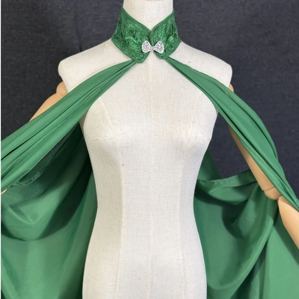 Funny Chiffon Shawl Cape Goth Solid Color Hallowmas Cloak Lightweight Shawl Wrap Cosplay Cape Carnival