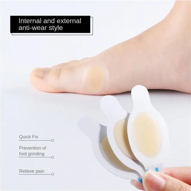 5pcs Gel Hydrocolloid Anti Abrasion Patch Heel Multifunctional Anti Abrasion Foot Artifact Blister Patch Hydrocolloid Foot Patch