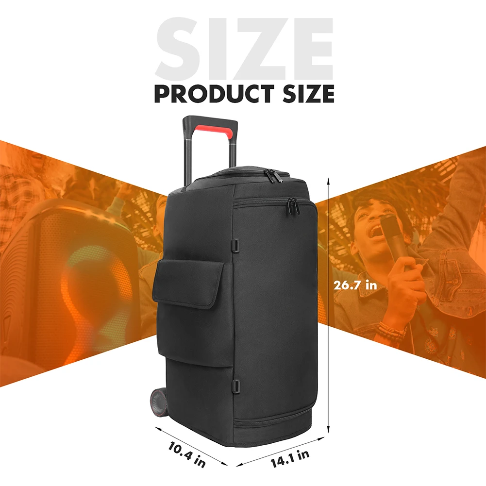 

Speaker Dust Cover with Mic Pocket Portable Speaker Dust Case Padded Speaker Protective Cover for PARTYBOX 310/320 Accessory