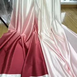 Gradient Soft Satin Fabric Thick for Clothing Wedding Dress Fashion Designer Diy Sewing Material Cloth By The Meter