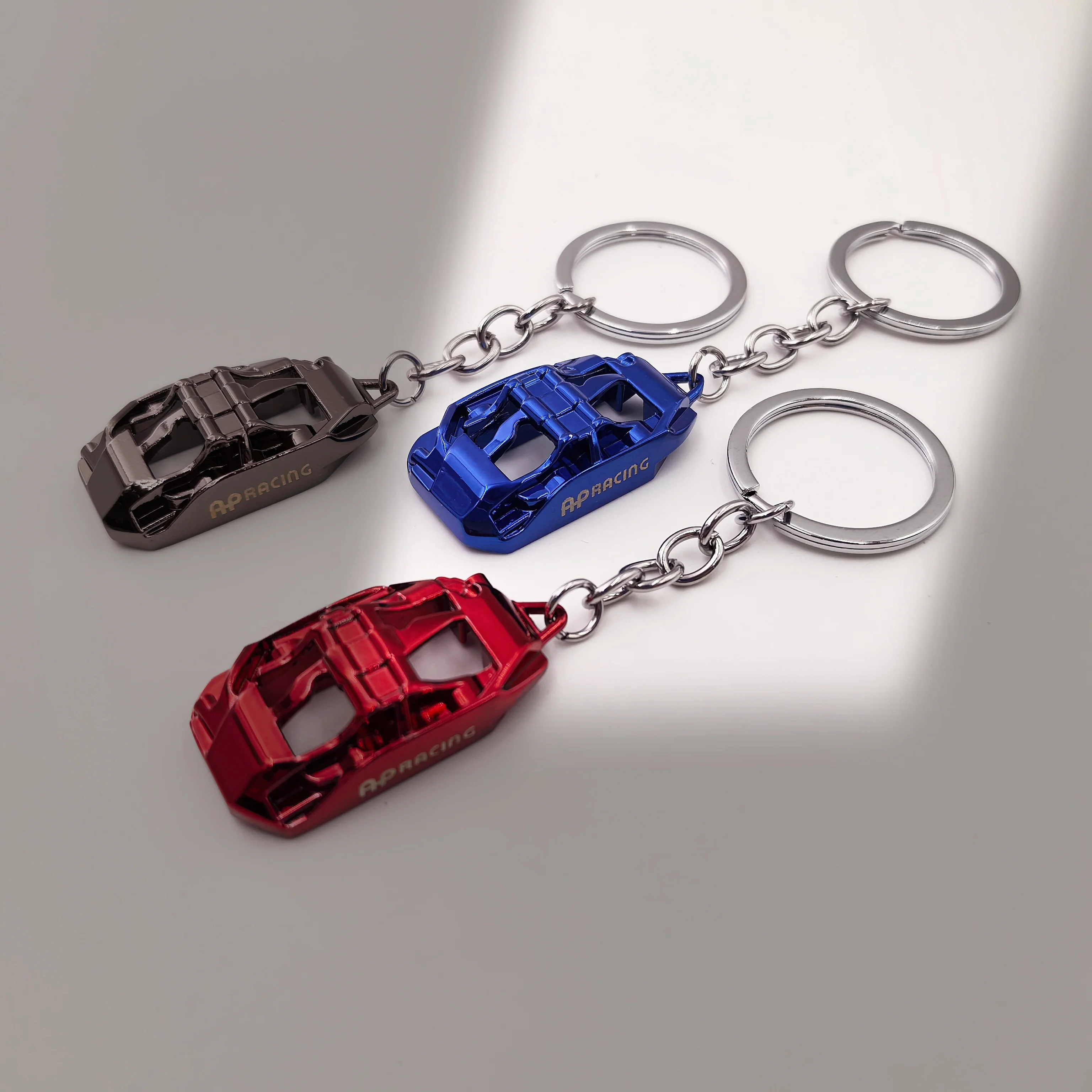 Porte-clés de voiture en métal, nouveau porte-clés de voiture, refitting automobile, étrier, porte-clés, porte-clés de voiture, refitting créatif