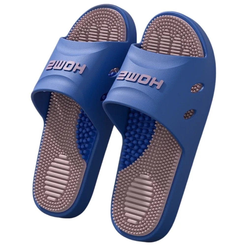 Soft Non-Slip Foot Massage Slippers EVA Feet Care Acupressure Massage Slippers Home Casual Acupoint Foot Slippers Men
