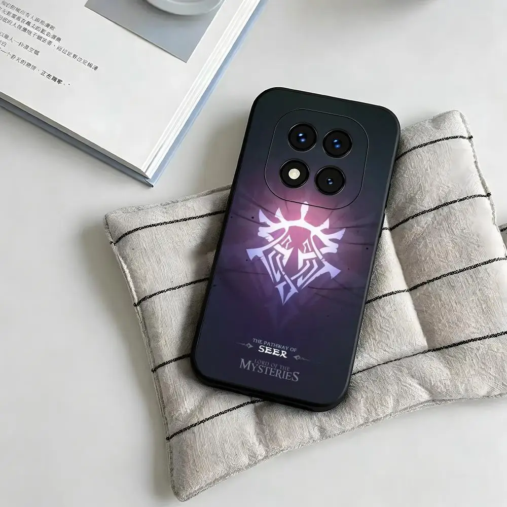 Funda de teléfono suave negra con diseño de anime Lord of Mysteries1 para Redmi Note15 11 12 13 14Pro Plus S 5G 14C A3