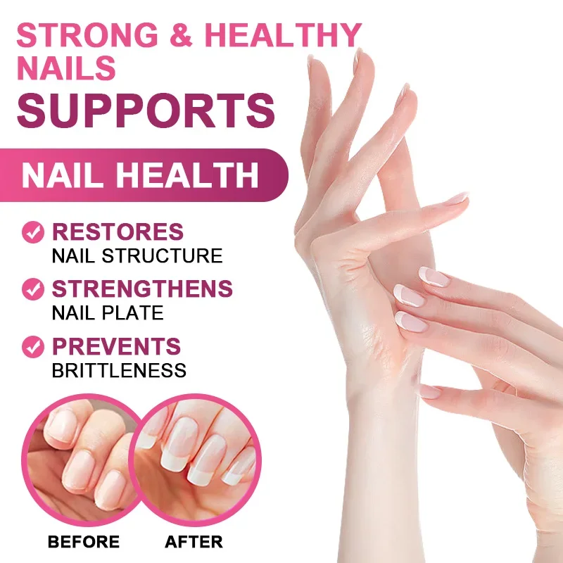 Hydrolyzed Collagen Capsules Support Joint & Hair & Nails & Skin Care Collagen Supplement Vitamins & Minerals