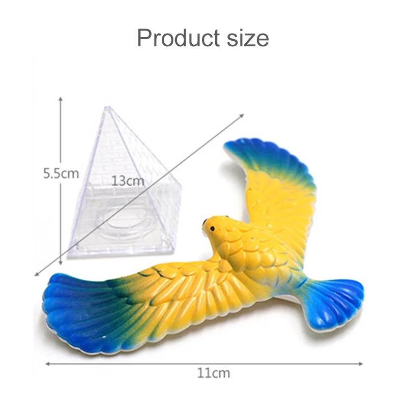 2/4pcs Balanced Eagle Plastic Ornaments Color Cute Cartoon Home / Office Desktop Decoration Craft Gravitys Balance Bird TMZ