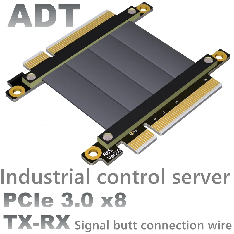 

PCI-E extension cable x1 x8 male to female pcie signal exchange line R88SS signal Jump purpose, PCIe signal extension purpose