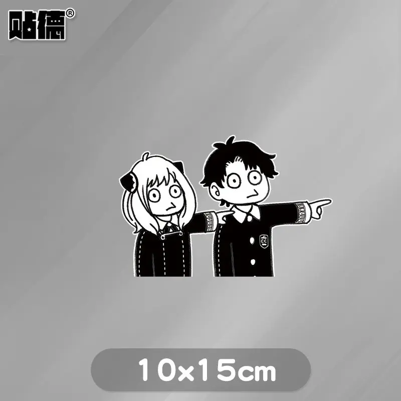 Spy Playhouse Ania Damian Surrounding Anime Stickers For Cars Laptop Windows Decorative Stickers