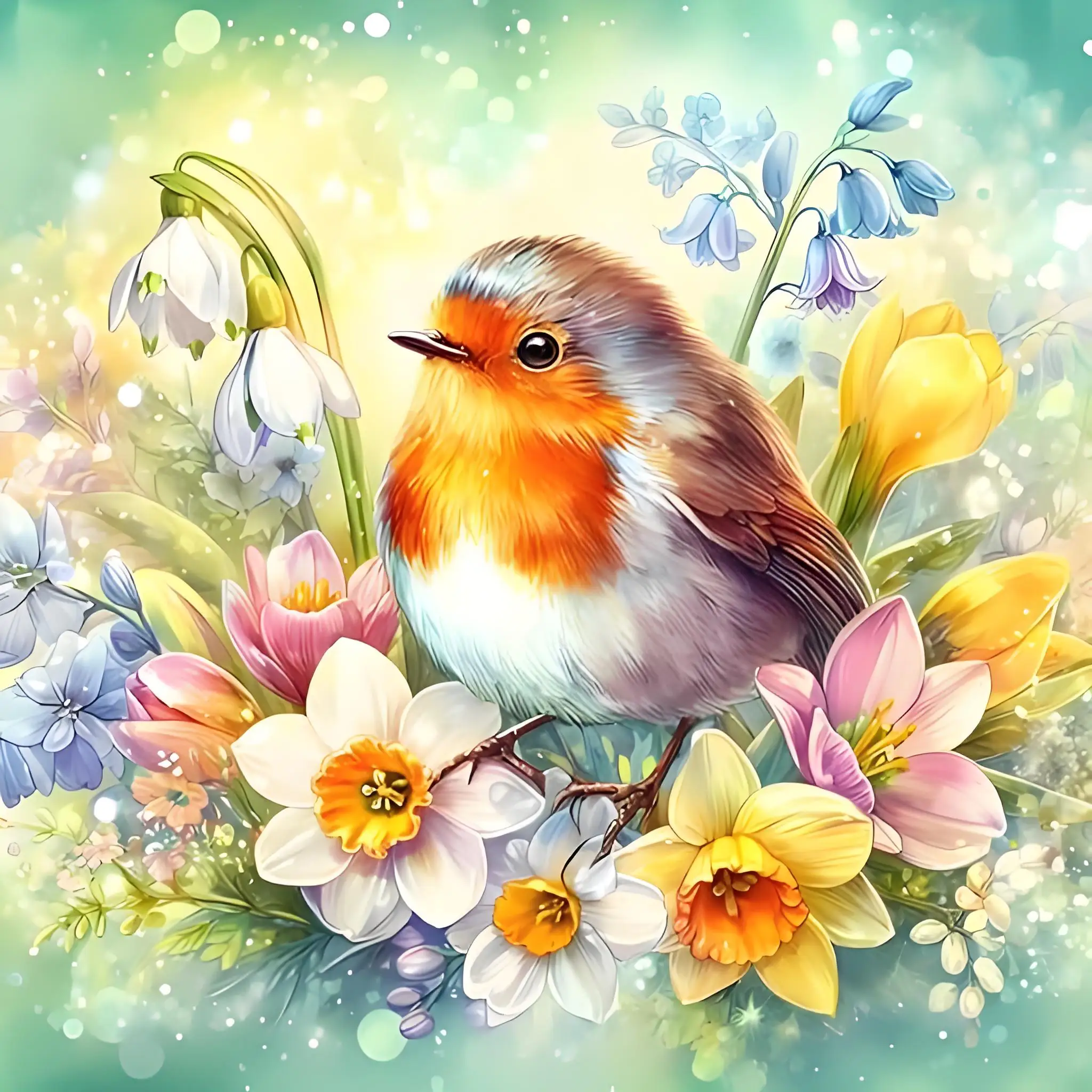 SDOYUNO Diamond Painting Kits for Adults Bird Animal 5D DIY Diamond Art Kits Full Drill Diamond Painting for Home Wall Decor