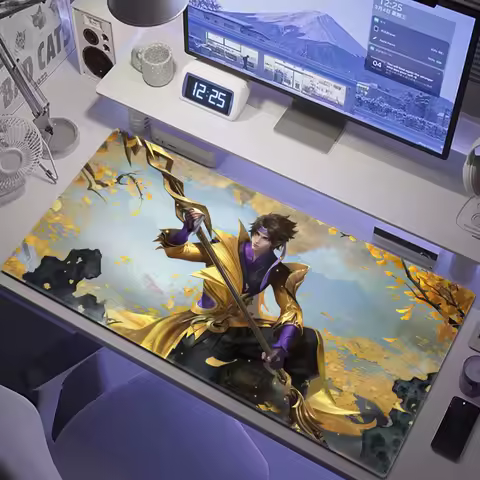Zhuge Liang Mouse Pad Desk Mouse Pad Cute HD Desk Pad Extended Gaming Keyboard Mats Large XXL Gamer Mousepad 90x40