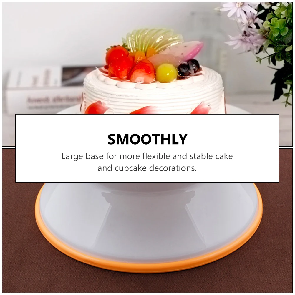 

Cake Turntable Rotating Platform Decorating Workbench Baking Supply Spinner Tray Wedding