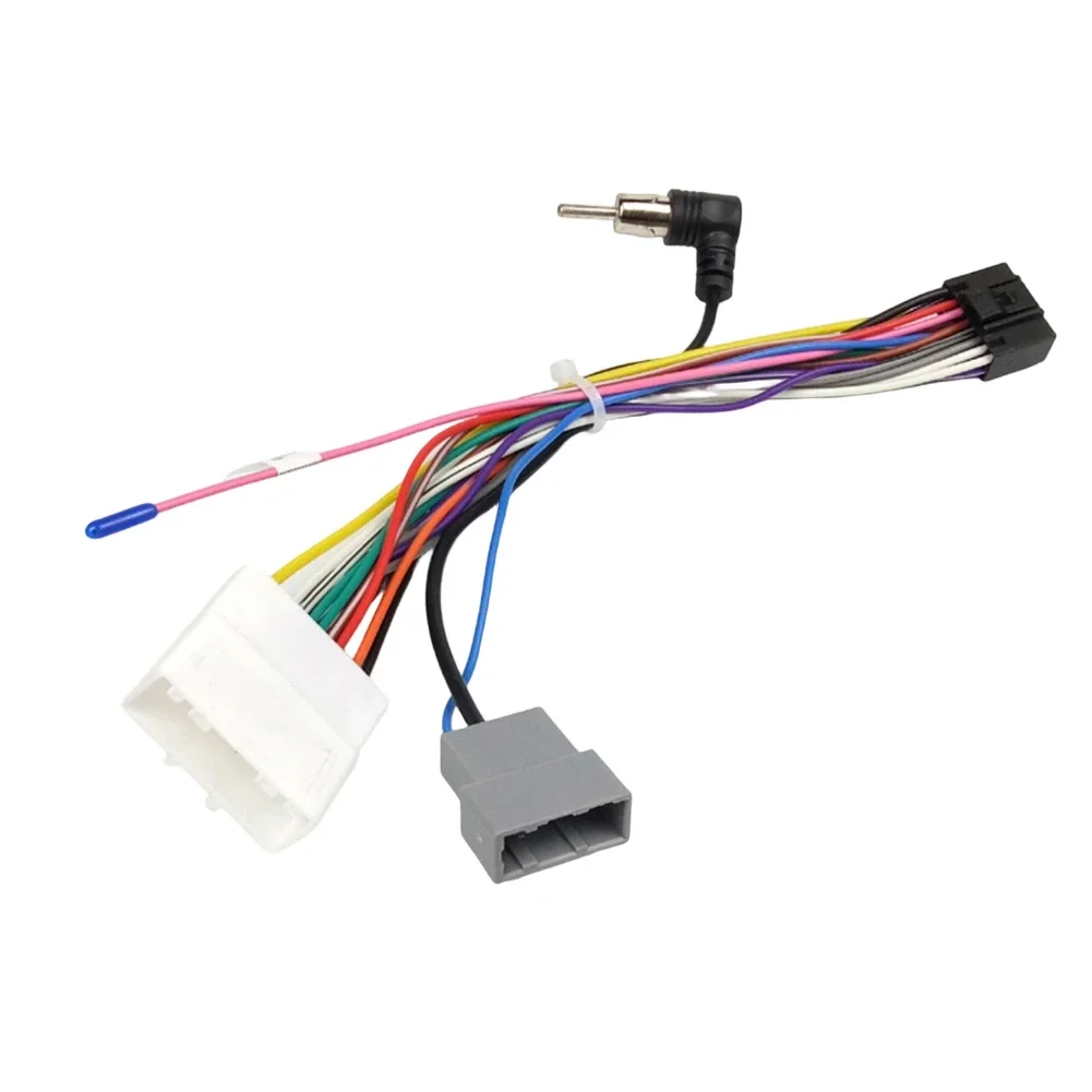 Black 16 Pin Radio Adapter Radio Wiring Adapter For Nissan Adapter Car Stereo Wiring 16-pin Connector Radio Wiring Harness