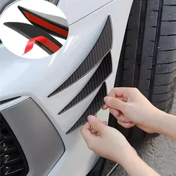 6Pcs/Set Universal Front Bumper Lip Diffuser Splitter Fins Body Spoiler Car Tuning Canards Valence Car Decoration Decoration