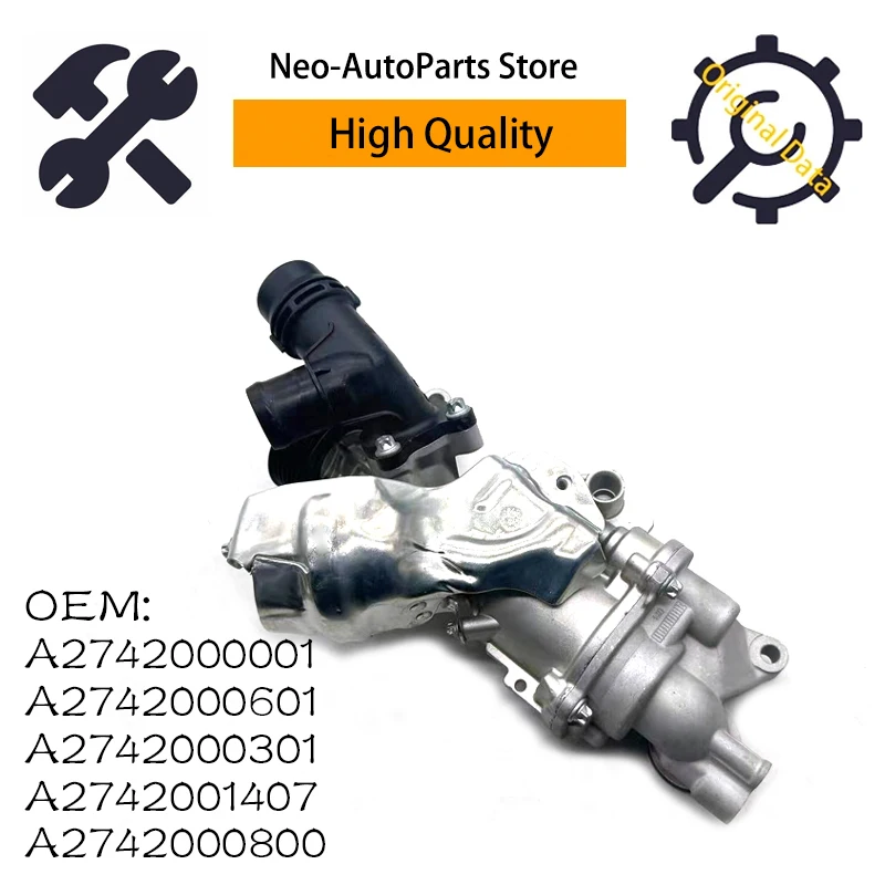 A2742000800 Old M274 Engine Water Pump For Mercedes Benz W204 W212 OEM A2742000301 A2742001407 A2742000001 A2742000601