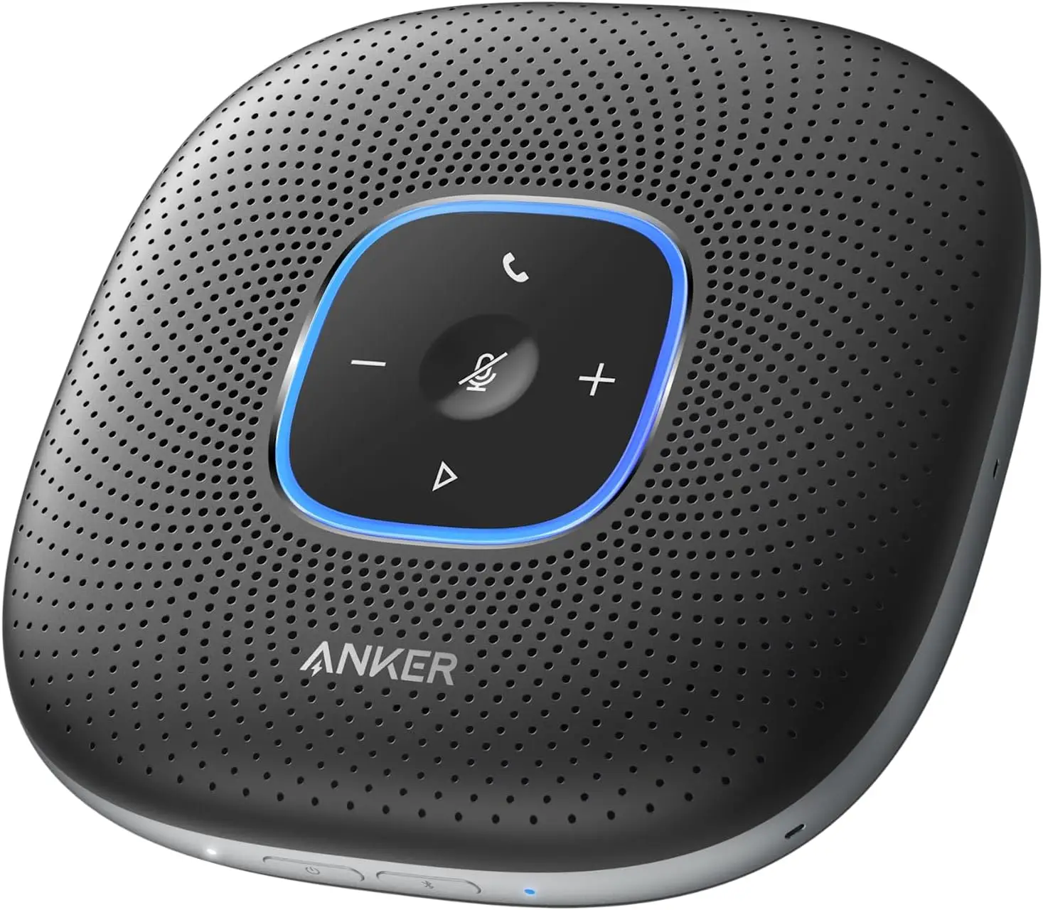 

Anker PowerConf Speakerphone, Zoom Certified Conference Speaker with 6 Mics, 360° Enhanced Voice Pickup (Refurbished)