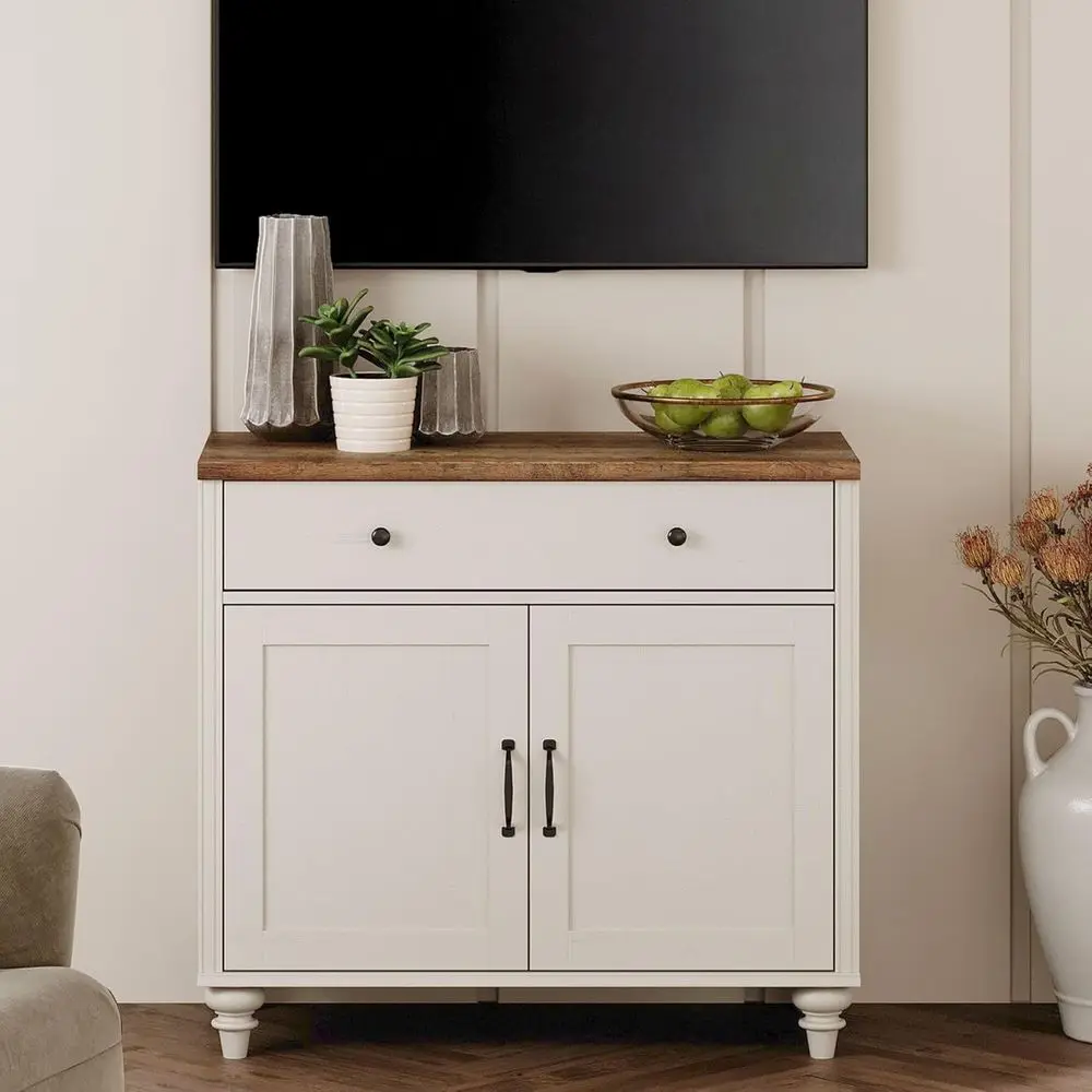 TV Stand or 43 inch TV with Wood Do& Der, armhouse Wood Unil TV Stands with Storage Cabi, Morden Entertainment Center TV ole Tab